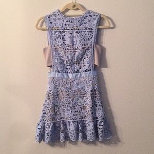 Cutest Blue Lace Dress